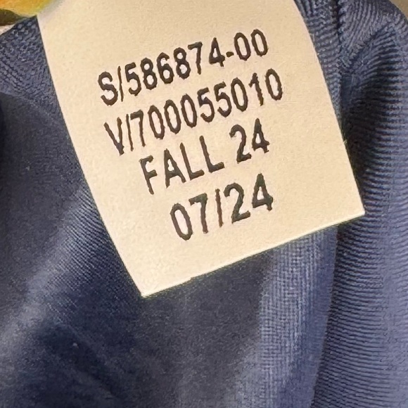 Banana Republic Italian wool midi Navy Pinstripe pencil Skirt 10 - Picture 11 of 14